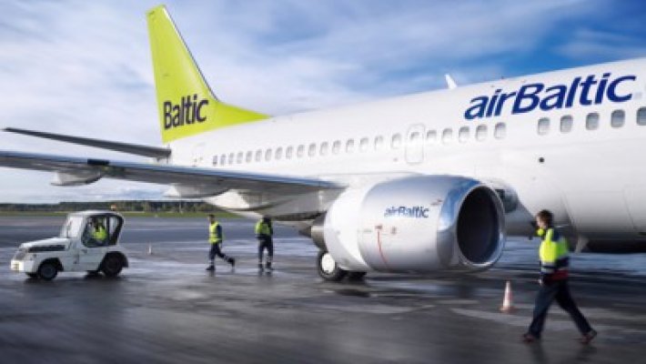 Operatorul aerian airBaltic a lansat zboruri între Bucureşti şi Riga